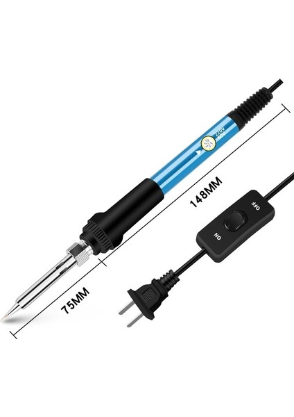 Kırmızı 60W, Abd Havya 60W On/off Anahtarı Ayarlanabilir Sıcaklık Elektrikli Havya Rework Istasyonu Mini Kolu Isı Kalem Kaynak Aracı (Yurt Dışından) fırsatları