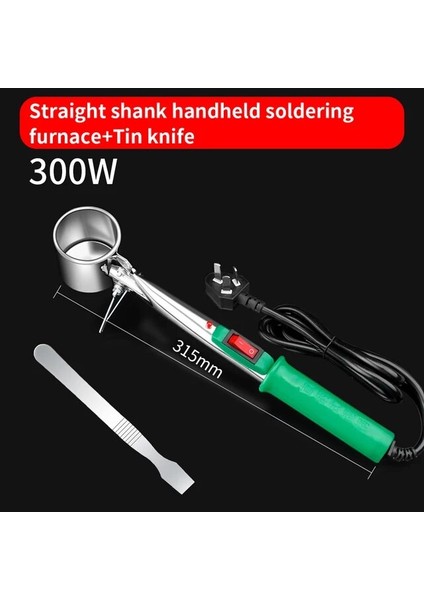 XLKG320W2 Abd Luxıanzı Taşınabilir El Lehim Pot Kalay Anahtarı ile 300-500 W Ayarlanabilir Lehim Sökme Banyosu Onarım Aracı Kalay Eritme Fırını (Yurt Dışından)