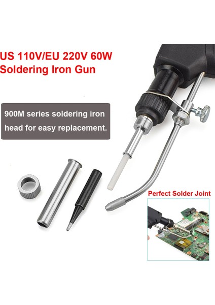 Yeşil Havya Tabancası 60W, Ab Newacalox 100-240V 60W Havya Tabancası Sıcaklığı Ayarlanabilir Pcb Ic Onarım Mini Kaynak Istasyonu Için Otomatik Gönder Teneke Tabancası (Yurt Dışından) fırsatları