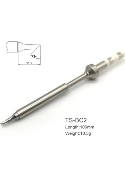 Bc2 TS100 Mini Havya Dijital Havya Ucu Yedek Bit Kafa B2 Bc2 C4 D24 K I Ku Ils C1 Kurşunsuz (Yurt Dışından)
