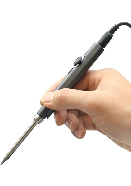 Sh-K Ucu ile SH72 65W Mini Elektrikli Havya Ayarlanabilir Sıcaklık Taşınabilir Lehim Kaynak Istasyonu Dc Güç Girişi 220-400C Kalaylı (Yurt Dışından)