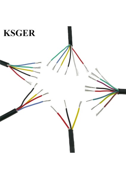 4 Çekirdekli 3 M Ksger Silikon Tel Kablo Kalaylı Bakır T12 Havya Istasyonu 3 4 5 6 8 Çekirdek Hattı 0.5 Kare Yüksek Sıcaklık Yumuşak Ceket (Yurt Dışından) fiyatları