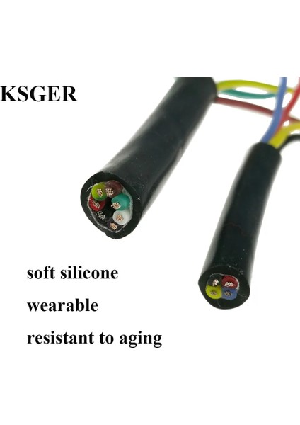 4 Çekirdekli 3 M Ksger Silikon Tel Kablo Kalaylı Bakır T12 Havya Istasyonu 3 4 5 6 8 Çekirdek Hattı 0.5 Kare Yüksek Sıcaklık Yumuşak Ceket (Yurt Dışından) fırsatları