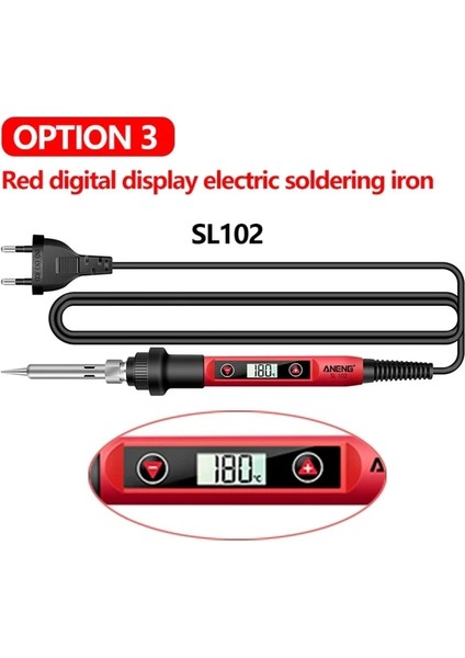 Turuncu Au Dijital Elektrikli Havya Seti Ayarlanabilir Sıcaklık Kaynak Aracı Aksesuarları Havya Ipuçları Lehim Istasyonu 110 220 V (Yurt Dışından)