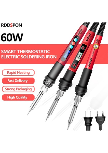 Turuncu Au Dijital Elektrikli Havya Seti Ayarlanabilir Sıcaklık Kaynak Aracı Aksesuarları Havya Ipuçları Lehim Istasyonu 110 220 V (Yurt Dışından) fiyatları