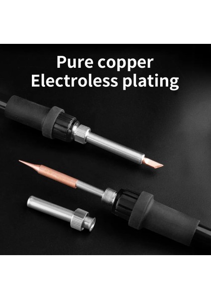 LXZ919208SB Luxıanzı 5pc 900M Havya Kulaklık Seti I/b/k/2.4d/3c Lehim Istasyonu Için Bakır Weding Ucu Kurşunsuz Elektrikli Havya Ipuçları (Yurt Dışından)