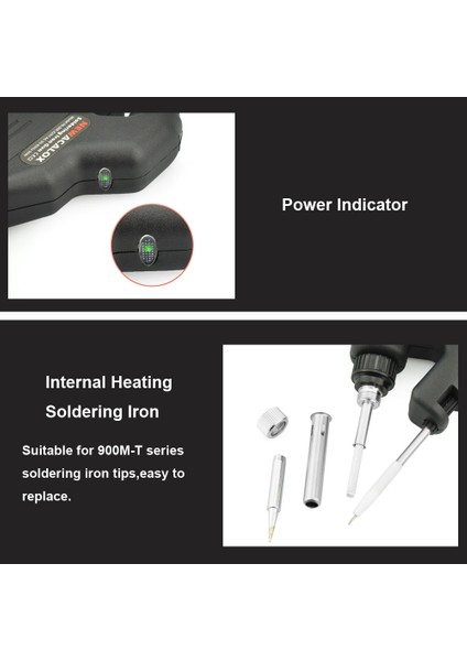 SGY-005G Abd Newacalox Elektrikli Havya Kiti Ab/abd Dahili Isıtma Havya Tabancası El Otomatik Olarak Kalay Kaynak Aracı Seti Göndermek (Yurt Dışından)