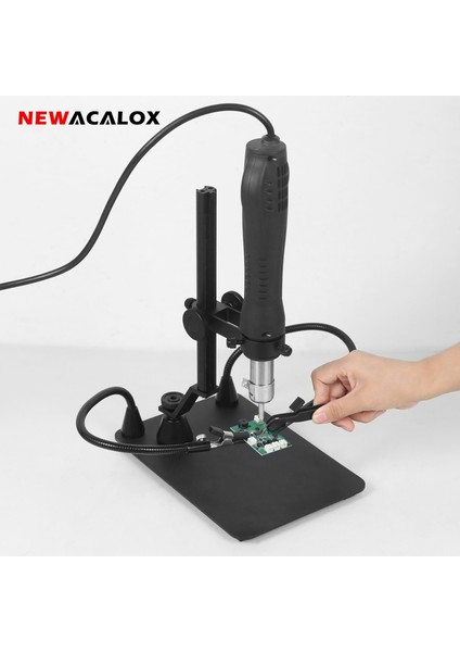 SS2M-BK Newacalox Manyetik Esnek Kol Pcb Kartı Sabit Klip Lehimleme Üçüncü El Kaynak Istasyonu Lehimleme Tutucu Tamir Araçları (Yurt Dışından)
