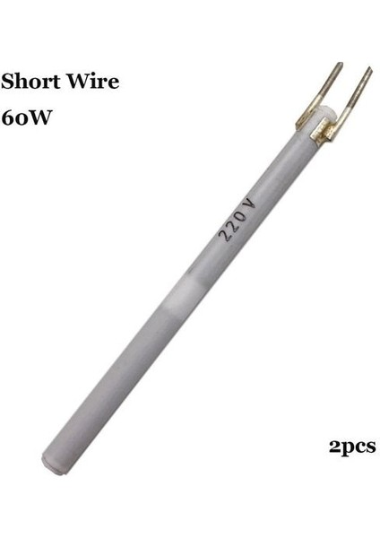 2 ADET-60W Kısa Tel 1/2 Adet Seramik Elektrikli 220V 80W 60W 100W Havya Isıtıcı 908 908S Lehim Araçları Dahili Isıtma Elemanı (Yurt Dışından)