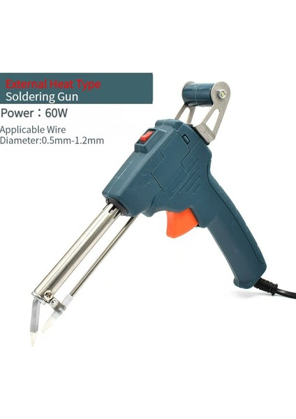 Dahili Isı-C 60W,AU 110V/220V 60W Manuel Havya Seti Elektrikli Lehim Kalay Tabancası Dahili/harici Isıtma Kalay Kaynakçı Kaynak Onarım Aracı (Yurt Dışından) modelleri