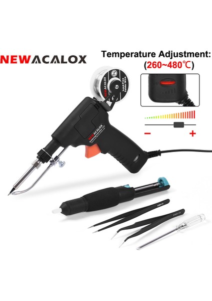 108G Havya 60W, Abd Newacalox Ab/abd 60W El Havya Tabancası Hızlı Isıtma Otomatik Olarak Kalay Tabancası Kaynak Pcb Onarımı Gönder Lehimleme Istasyonu (Yurt Dışından) fırsatları