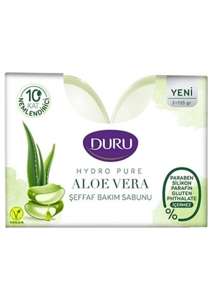 24'lü Duru Sabun Hydro Pure 2X135 Gr. Aloe Vera