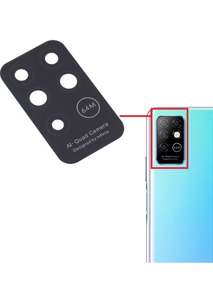Infinix Note 8i Uyumlu Kamera Lensi Camı X683 X683B