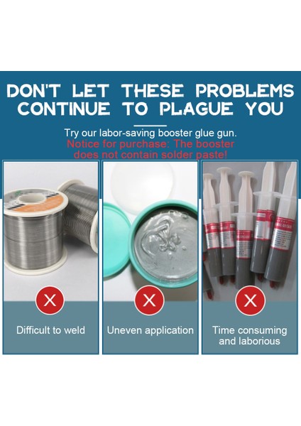 Yükseltilmiş Zahmetsiz Lehim Pastası Tutkal Tabancası Ekstruder Devre Kartı Tamiri Lehim Pastası Güçlendirici Uv Tutkal Tabancası Güçlendirici Lehimleme Aksesuarları (Yurt Dışından) indirimleri