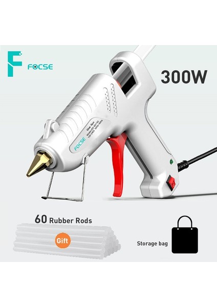 150W Ab Yüksek Sıcaklık Isıtıcı Eriyik Sıcak Tutkal Tabancası Ev Dıy Onarım Isıtma Endüstriyel Sınıf Tutkal Tabancası Ekli Tutkal Çubuğu Yüksek Elektrikli El Aletleri Focse (Yurt Dışından)
