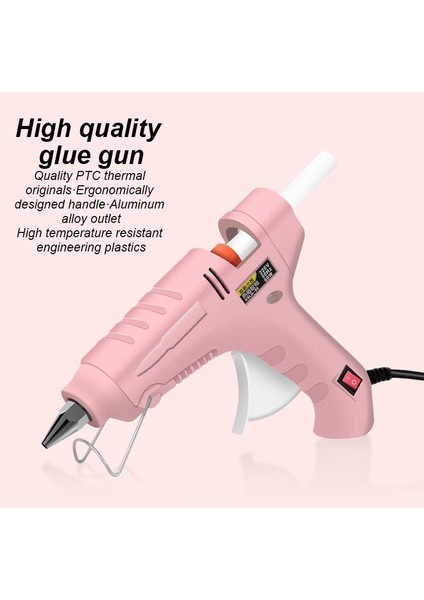Pembe 20W Sıcak Tutkal Tabancası 7mm * 100M Tutkal Çubukları Elektrikli Mini Ev Isı Sıcaklığı Termo Aracı Elektrikli Tamir Aracı (Yurt Dışından) fırsatları