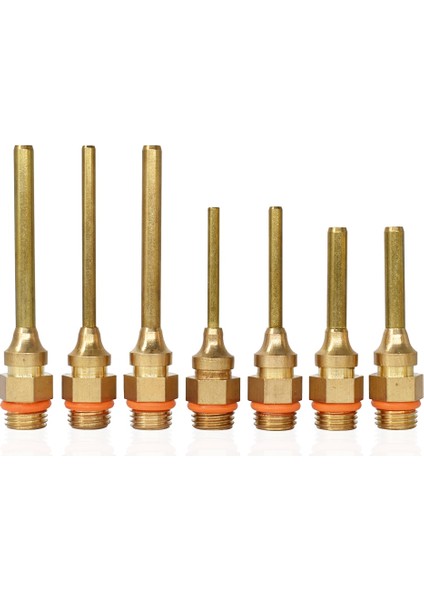 1.0X40MM-1 Adet Yüksek Kaliteli Tutkal Tabancası Memesi Saf Bakır Ince Ucu Sızdırmaz Tabanca Memesi Çeşitli Boyutlarda Silikon Tabanca Aksesuarları 1.0*40 mm (Yurt Dışından)