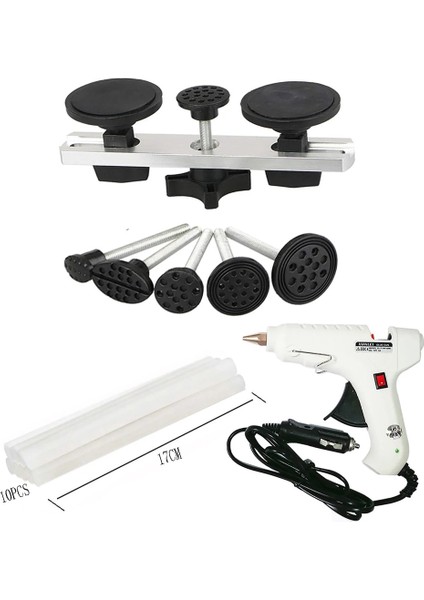 B Paintless Göçük Onarım Aracı Seti 40W Araba Tutkal Tabancası Tutkal Sopa Vantuz Araba Vücut El Aracı Çekme Köprü Çekiç El Aleti Seti (Yurt Dışından) modelleri