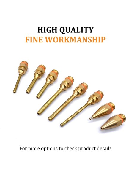 Set-7 Yüksek Kaliteli Bakır Nozullar Sıcak Tutkal Tabancası Aksesuarları Çapı 1.0 2.0 3.0 mm Sızdırmaz Hızlı Isı Iletimi (Yurt Dışından) fiyatları
