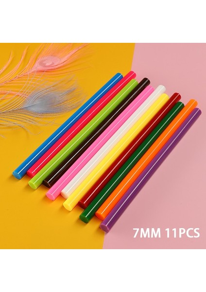 Set-5 Ab 30 W Mini Tutkal Tabancası Sabit Sıcaklık El Yapımı Dıy Çocuk Oyuncak Tamir Aracı Küçük Sıcak Silikon Tabancası 7 mm Renkli Tutkal Çubukları (Yurt Dışından)