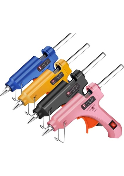 Set-5 Ab 30 W Mini Tutkal Tabancası Sabit Sıcaklık El Yapımı Dıy Çocuk Oyuncak Tamir Aracı Küçük Sıcak Silikon Tabancası 7 mm Renkli Tutkal Çubukları (Yurt Dışından) modelleri