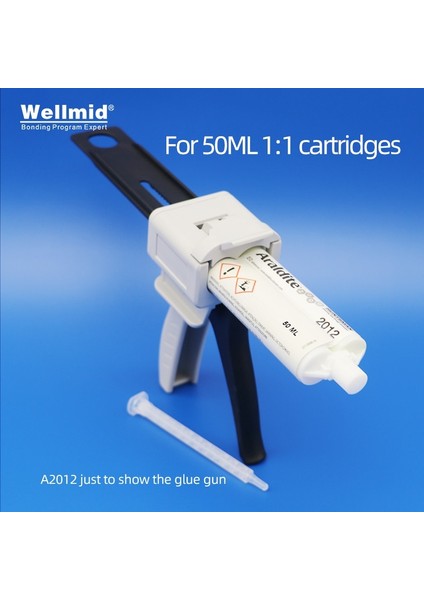 1PCG50-01-50 Diğer Araldite Epoksi Yapıştırıcı Kartuşu Ab Tabancası 50ML Dağıtım Tabancası Kiti Ölçü Karıştırma Dağıtım Dağıtıcısı 3m Ab Tutkal Tabancası 1:1 1:2 (Yurt Dışından)