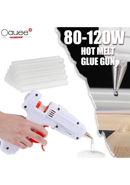 Sadece Tutkal Tabancası 80W, Ab 80W-120W Sıcak Tutkal Tabancası ile 11*200MM Tutkal Çubuğu Dıy Mini Guns Yapıştırıcı Çubuk Sıcak Tutkal Tabancası Araçları Ev Için Isı Aracı (Yurt Dışından)