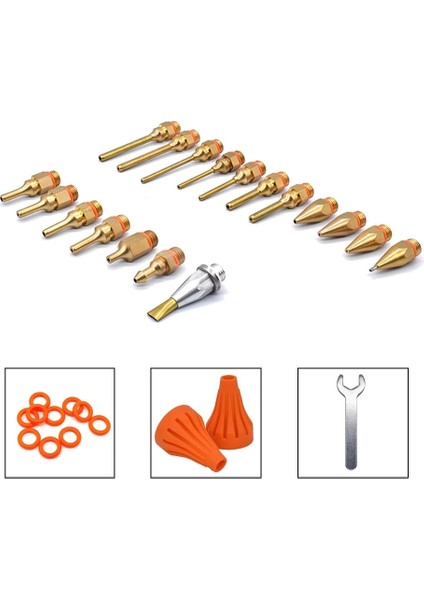 Cps-4 Sıcak Tutkal Tabancası Uzun Meme Büyük Çaplı Küçük Çaplı 1.0X36MM 1.5X55MM 1.5X70MM Yüksek Kaliteli Çelik Malzeme Anahtarı ile 3 Adet (Yurt Dışından) modelleri