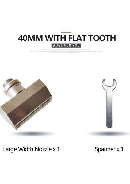 40MM Büyük Geniş Çaplı Meme 20MM、30MM、40MM Alüminyum Meme Sıcakta Eriyen Tutkal Tabancası Geniş Alan Spreyi, Anahtarı 1 Adet/grup (Yurt Dışından)