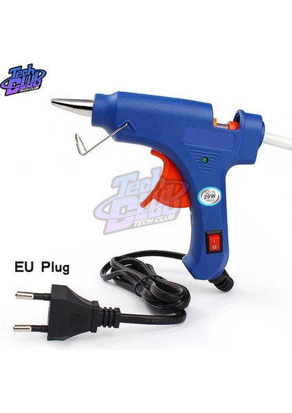 20W 220V Ab 20W Yüksek Sıcaklık Isıtıcı Sıcak Tutkal Tabancası Tamir Aracı Mini Isı Tabancası Ab/abd Tak Kullanımı 7mm Sıcak Tutkal Tabancası (Yurt Dışından)