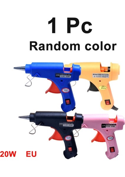 Siyah Tutkal Tabancası Seti 20 W, Ab 20 W Sıcak Tutkal Tabancası ile 7mm Tutkal Çubukları Mini Endüstriyel Tabancalar Isı Sıcaklığı Termo Elektrikli Tamir Aracı (Yurt Dışından) fiyatları