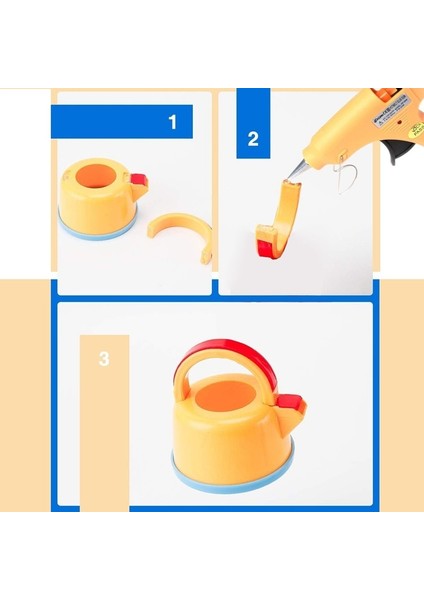 Siyah Tutkal Tabancası Seti 20 W, Ab 20 W Sıcak Tutkal Tabancası ile 7mm Tutkal Çubukları Mini Endüstriyel Tabancalar Isı Sıcaklığı Termo Elektrikli Tamir Aracı (Yurt Dışından) indirimleri
