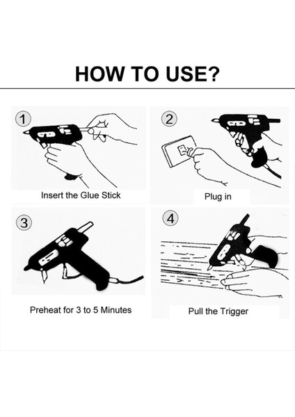 120W 10PCS Tutkal Sti Abd Yüksek Güç Sıcak Tutkal Tabancası 100-120W Dıy Güç Aracı Zanaat Projeleri Sıcak Tutkal Tabancası 110-220V Maç 11MMX20MM Tutkal Çubuğu (Yurt Dışından) indirimleri