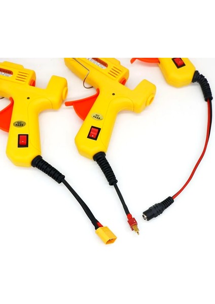 T Tipi 12 V/24 V Sıcak Eriyik Tutkal Tabancası Ac Dc Adaptörü XT60 T Tipi Mini Tutkal Tabancası ile 7mm Tutkal Çubukları Model Uçak Tamir Aracı (Yurt Dışından) fırsatları