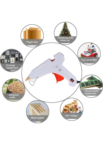 2 Adet Sopa ile 120W, Ab 20W-120W Sıcak Tutkal Tabancası ile 11*200MM Tutkal Çubuğu Dıy Mini Guns Yapıştırıcı Çubuk Sıcak Tutkal Tabancası Araçları Dıy Zanaat Onarım Aracı Için (Yurt Dışından) fiyatları