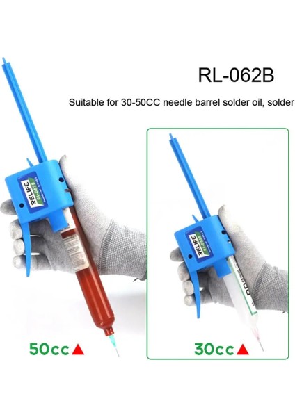 S-10 RL-062A Manuel Tutkal Tabancası Iğne Güçlendirici Evrensel 10CC/30CC Şırınga Yağı Güçlendirici Tahrik Aracı Uv Tutkal Çubuk Arttırıcılar (Yurt Dışından)