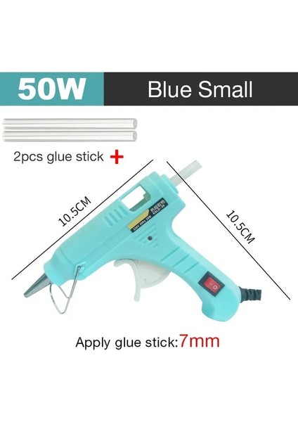 50W Siyah Ylongdao 20/50W Sıcak Tutkal Tabancası 7mm Tutkal Çubukları ile Mini Endüstriyel Silahlar Isı Sıcaklığı Termo Elektrikli Tamir Aracı (Yurt Dışından)