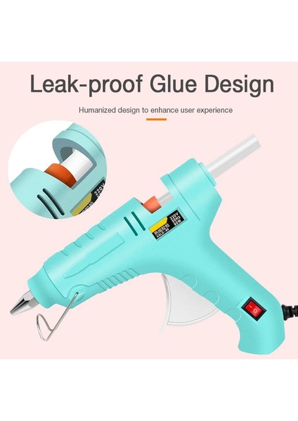 50W Siyah Ylongdao 20/50W Sıcak Tutkal Tabancası 7mm Tutkal Çubukları ile Mini Endüstriyel Silahlar Isı Sıcaklığı Termo Elektrikli Tamir Aracı (Yurt Dışından) fırsatları