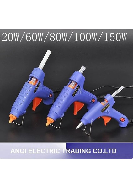 60W 20W60W80W100W150W Sıcak Tutkal Tabancası ile 1 Adet 7mm 11MM Çubuk Tutkal Isı Sıcaklık Aracı Endüstriyel Tabancalar Termo Tutkal Tabancası Aracı (Yurt Dışından)