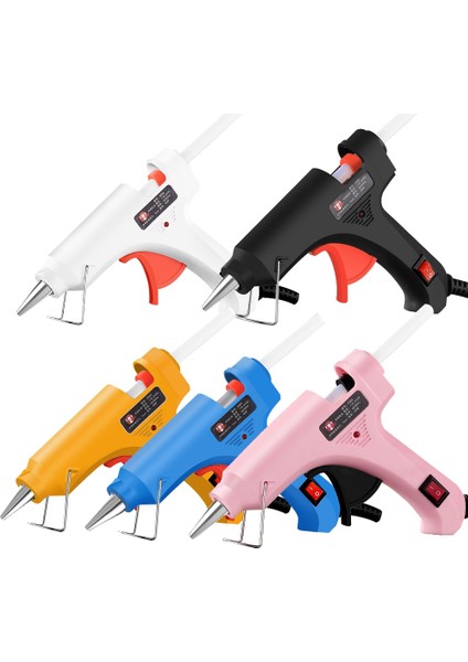 Pembe 30W,AU Mini Sıcak Tutkal Tabancası 30W Dıy El Sanatları, Projeler, Hızlı Ev Onarımları Yaratıcı Sanatlar Için Yüksek Sıcaklık Tutkal Tabancası, 6 Adet Tutkal Çubukları ile (Yurt Dışından)