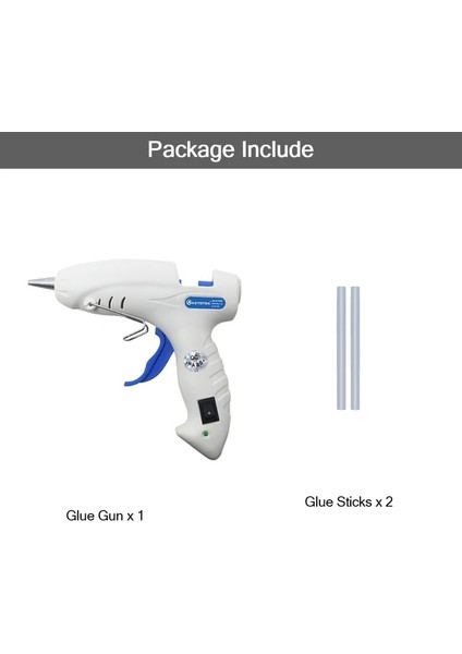 Gule Tabancası 2 Sopa 30W, Ab Ketotek 20W 7mm Sıcak Tutkal Tabancası Ab Abd Tak Elektrikli Isı Sıcaklığı El Sanatları Onarım Aracı 30W Tutkal Çubukları Dıy Için (Yurt Dışından)