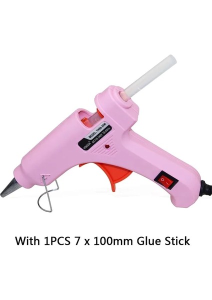 Set 1 Abd Pembe Kullanışlı Profesyonel Yüksek Sıcaklık Isıtıcı 20 W Sıcak Tutkal Tabancası Tamir Isı Aracı Sıcak Eriyik Tutkal Çubukları (Yurt Dışından)