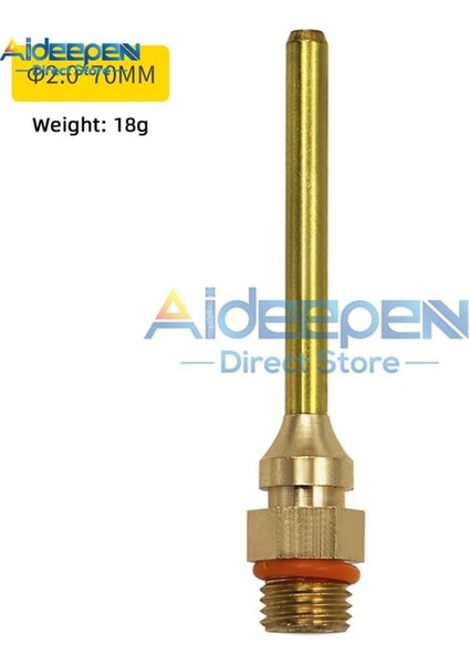 70MM x 2.0mm Saf Bakır Sıcak Tutkal Tabancası Memesi 2.0X34MM 2.0X70MM 3.0X50MM 2.0X50MM Uzun Kısa Küçük Çaplı Büyük Çaplı Tutkal Tabancası Memesi (Yurt Dışından)