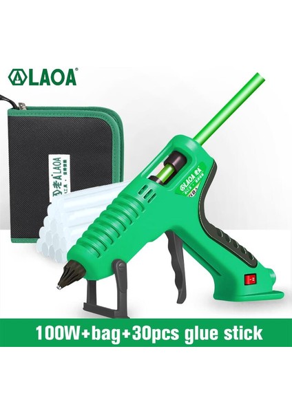 40W Ab Laoa Sıcak Tutkal Tabancası Seti Çanta ile 40-100W Termo Elektrikli Yapıştırıcı Yapıştırıcı Pu Çiçek Hediye 30 Sopa Alet Takımı (Yurt Dışından) fiyatları