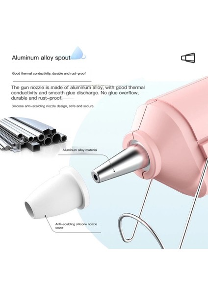 10 Adet Çubuklar Abd 30W Sıcak Tutkal Tabancası ile 10 Adet 7mm Tutkal Çubukları Çocuk Dıy Mini Ev Elektrikli Isı Sıcaklığı Tamir Aracı Endüstriyel Termo (Yurt Dışından) indirimleri
