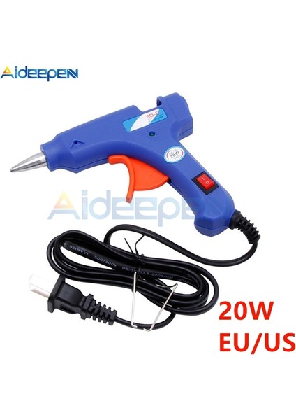 10 Adet 7mm Sopa 20W Sıcak Tutkal Tabancası 7mm Tutkal Çubukları ile Endüstriyel Mini Silahlar Termo Elektrikli Isı Sıcaklığı Tamir Aracı Dıy Abd, Ab Tak (Yurt Dışından) fiyatları