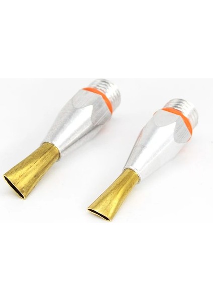 6.0X45 8.5X45 2 Adet Sıcak Eriyik Tutkal Memesi 8.5X45MM 6.0X45MM Tutkal Tabancası Memesi Alüminyum 8.5mm Geniş Ağızlı Düz Meme Tutkal Tabancası Memesi (Yurt Dışından)