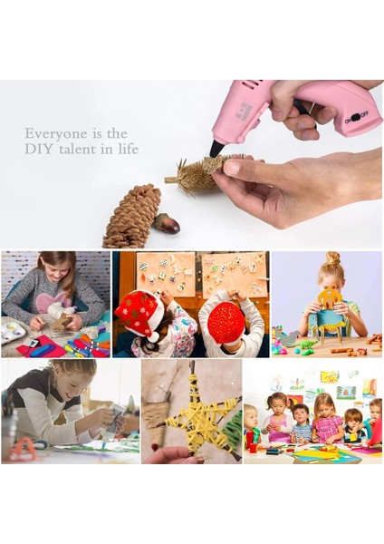 Set-2 15W, Ingiltere Akülü Sıcak Tutkal Tabancası Çocuk El Sanatları Ev Dıy Onarım Kullanımı 7mm Çubuk Tutkal Kablosuz Tutkal Tabancası 3.6V 2000MAH 60 Dakika Kullanım Süresi (Yurt Dışından) modelleri