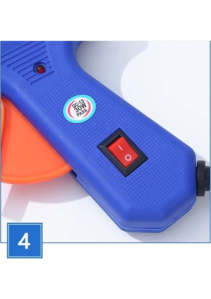 20 Adet Tutkal Çubukları Ab 30W Sıcak Tutkal Tabancası Ev Mini Endüstriyel Tabancalar, 7mm Tutkal Çubukları ile Elektrikli Isı Sıcaklığı Aracı Dıy El Sanatları Sanatları Için (Yurt Dışından)