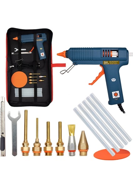 Set B 150W,AU 150W Sıcak Tutkal Tabancası Ayarlanabilir Sıcaklık Tutkal Tabancası Memesi 11MM Tutkal Çubukları Profesyonel Endüstriyel Eriyik Tabancası Yapıştırıcı Sıcak Tabancası (Yurt Dışından)